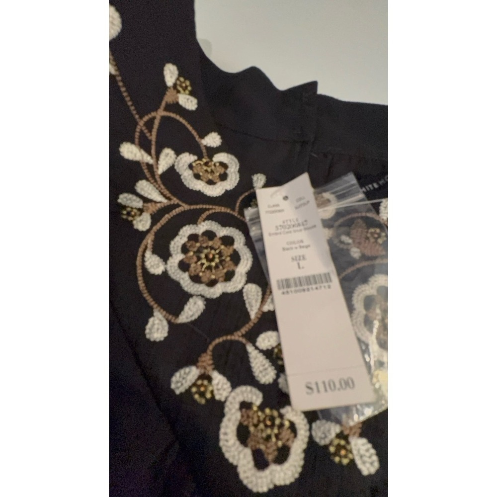 New women's size large White House Black Market blouse top shirt.